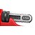 Chave grifo 18" tipo americana fabricada em ferro fundido e com mordente superior em aço forjado 31025 RIDGID - Imagem 2