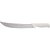 Faca para carne 25cm refile aéreo curva larga inox cabo branco BKW205-10 STARRETT - Imagem 1