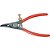 Alicate para anéis externos bico curvo 5.1/2" com regulagem 8000/AOG GEDORE - Imagem 1