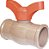 Registro de esfera em PVC soldável 50mm 20105005 PLASTILIT - 4 unidades - Imagem 1