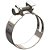 Abraçadeira para mangote aço carbono largura 32mm MSA 54mm - 62mm pacote com 20 peças SUPRENS - Imagem 1
