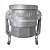 Engate rápido com dupla alavanca rosca fêmea 1" NPT em bronze CRI-025 NPT BZ FUNGUAP - Imagem 1