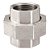 União assento plano ferro galvanizado 2" BSP CL150 126301033 TUPY - Imagem 1