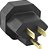 Adaptador para tomada preto bivolt - 15 A 4316 FORCE LINE - Imagem 2