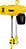 Talha elétrica de corrente YJL 2,0 toneladas 6 metros 220V com armazenador B85004232-220 YALE - Imagem 1