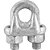 Clips para cabo de aço 5/8" - 15,90mm pesado embalagem com 50 peças VONDER PLUS - Imagem 3