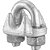Clips para cabo de aço 1/2" - 12,70mm pesado embalagem com 75 unidades VONDER PLUS - Imagem 4