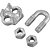Clips para cabo de aço 3/8" - 9,53mm pesado embalagem com 125 peças VONDER PLUS - Imagem 5