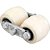 Roda traseira 74mm x 70mm em nylon conjunto dupla VONDER - Imagem 4