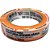 Fita crepe 24mm x 50m laranja Pintura Imobiliária A128RL ADERE - Imagem 1