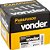 Parafuso madeira chipboard cabeça flangeada fenda cruzada/phillips 6,0mm x 50mm caixa com 200 peças VONDER - Imagem 2