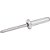 Rebite de repuxo 2,4mm x 6,0mm embalagem com 2.000 peças DISMA - Imagem 1
