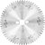 Lâmina de serra circular com dentes de metal duro 200,0mm x 30,0mm com 60 dentes para MDF BOSCH - Imagem 1