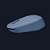 Mouse sem fio Logitech M170 com Pilha Inclusa - Azul Claro - Imagem 2