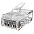 CONECTOR RJ45 CAT5E 3 MICRONS SHORELINE - Imagem 1