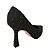 Scarpin preto couro nobuck brilho - Imagem 3