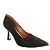 Scarpin preto couro nobuck brilho - Imagem 2