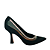 Scarpin nobuck com vinil e cristal - Imagem 1