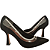 Scarpin nobuck com vinil e cristal - Imagem 4