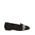 Sapatilha em nobuck com strass - Imagem 1