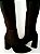 Bota preta couro nobuck over the knee - Imagem 2