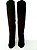 Bota preta couro nobuck over the knee - Imagem 3