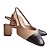 Scarpin Slingback Couro Creme - Imagem 4