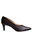 Scarpin Preto Couro Bico Fino - Imagem 1