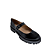 Sapato boneca preto verniz tratorado fivela - Imagem 2