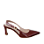 Scarpin Slingback Vinho Verniz - Imagem 1