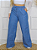 Calça Jeans Feminina Pantalona Wide Leg com Elástico na Cintura e Bolso na Frente - Imagem 7