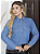 Camisa Jeans Feminina Manga Longa Clássica Perfeita para Qualquer Ocasião - Imagem 1