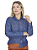 Camisa Jeans Feminina Manga Longa Clássica Perfeita para Qualquer Ocasião - Imagem 7