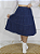Saia Jeans Feminino Três Marias Midi Com Elástico na Cintura Soltinho e Confortável - Imagem 6