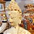 Belíssima Escultura De Buda Em Pó De Mármore - Imagem 5