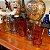 Conjunto com 5 antigos copos estilo long drink - Imagem 2