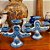 antigos castiçais de porcelana - Imagem 2