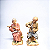Antiga escultura de casal de vovôs em biscuit japonês. - Imagem 1