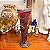 Antigo vaso mosaico vermelho - Imagem 3