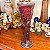 Antigo vaso mosaico vermelho - Imagem 2