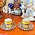 Conjunto de xícaras para café em porcelana São Caetano - Imagem 6