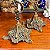 Elegantes castiçais em refinado bronze. (Cada) - Imagem 5
