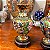 Par de antigos vasos orientais Cloisonné - Imagem 5