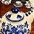 Conjunto de bule e xícara em porcelana. - Imagem 7