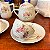 Conjunto para chá porcelana Canelada - Imagem 3