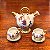 Mini conjunto de porcelana oriental. - Imagem 2