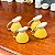 Mini jarras em cerâmica amarela. - Imagem 1