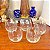 Conjunto de 5 elegantes copos antigos para conhaque/whisky - Imagem 1
