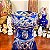 Vaso em cristal azul cobalto - Imagem 4