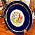 Prato decorativo de porcelana tcheca. - Imagem 3